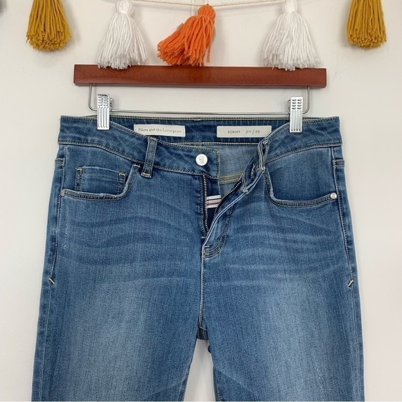 Pilcro and the Letterpress Script Skinny Jeans Medium Wash Size 29 - Picture 6 of 12